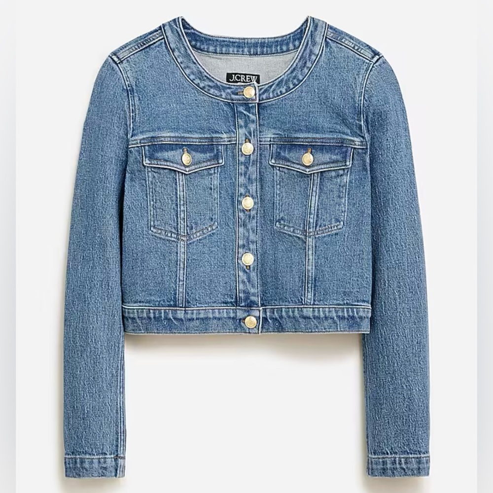 J. Crew Louisa Denim Lady Jacket - EUC Sz 6 $158